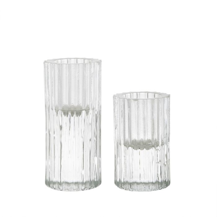 Ribb Candle Holder Set of 2 / Colours